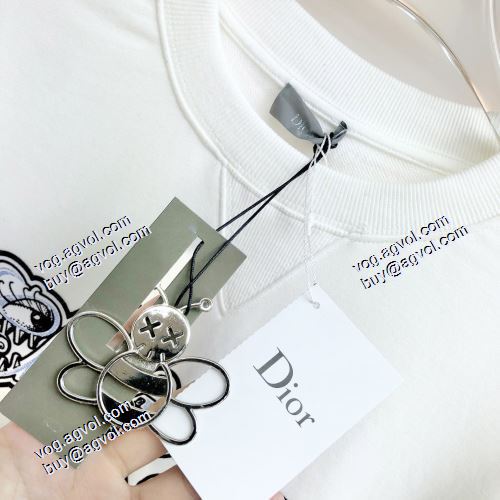 2021秋冬 ディオールプルオーバーパーカー ディオール DIOR 程よい厚み DIORブランド 偽物 通販 ジップパーカー