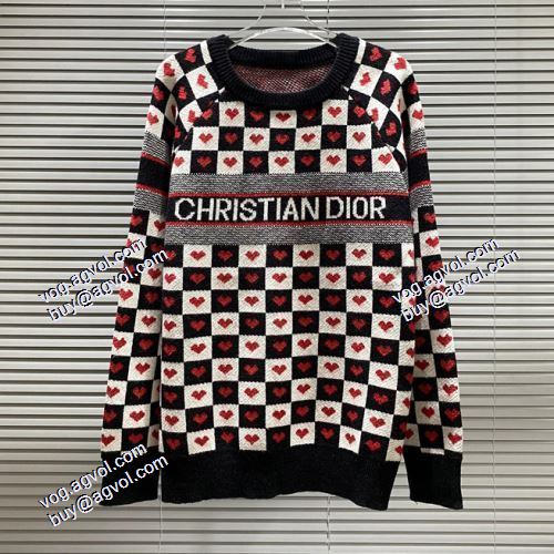 ディオールブランド 偽物 通販 ディオールプルオーバー 2021秋冬 ディオール DIOR 適度な厚み ハリのある