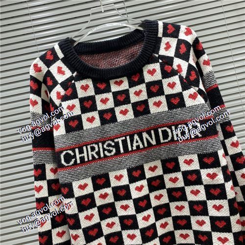 ディオールブランド 偽物 通販 ディオールプルオーバー 2021秋冬 ディオール DIOR 適度な厚み ハリのある