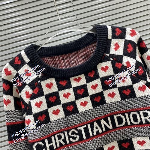 ディオールブランド 偽物 通販 ディオールプルオーバー 2021秋冬 ディオール DIOR 適度な厚み ハリのある