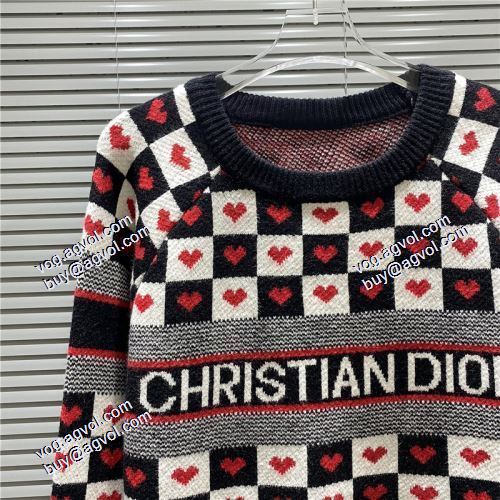 ディオールブランド 偽物 通販 ディオールプルオーバー 2021秋冬 ディオール DIOR 適度な厚み ハリのある