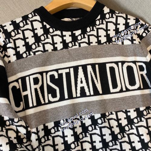 大好評 2021秋冬 セーター ディオール偽物ブランド 幅広いジャンル ディオール DIOR ジップパーカー