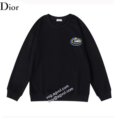ディオールコピー セール中 プルオーバーパーカー プリントパーカ 2色可選 2021秋冬 ディオール DIOR 程よい厚み