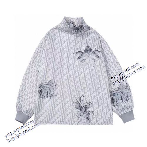 2021秋冬 ディオール DIOR プルオーバーパーカー ロゴパーカー 変わらない人気を誇る ディオールコピー ブランド ハイネックパーカー