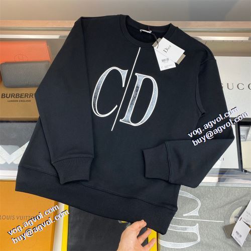 秋の定番 2021秋冬 ディオールコピー ブランド ディオール DIOR 完成度の高い逸品 プルオーバーパーカー 2色可選