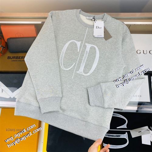 秋の定番 2021秋冬 ディオールコピー ブランド ディオール DIOR 完成度の高い逸品 プルオーバーパーカー 2色可選