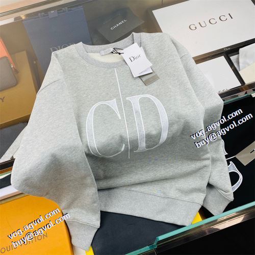 秋の定番 2021秋冬 ディオールコピー ブランド ディオール DIOR 完成度の高い逸品 プルオーバーパーカー 2色可選