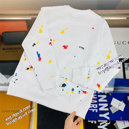定番のアイテム 2021秋冬 プルオーバーパーカー ディオール DIOR ディオールブランド 偽物 通販 オリジナルプリント 3色可選