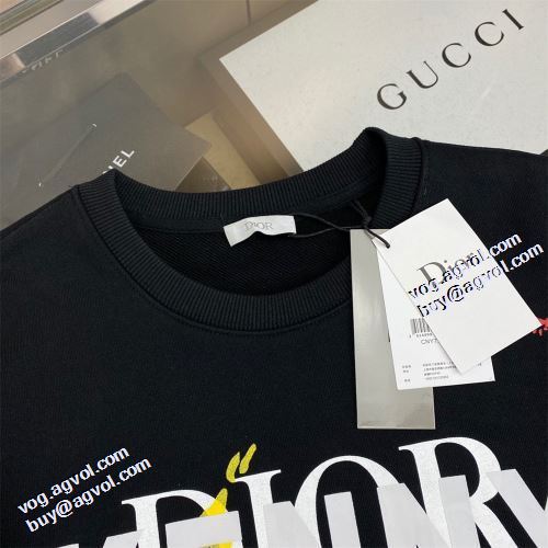 定番のアイテム 2021秋冬 プルオーバーパーカー ディオール DIOR ディオールブランド 偽物 通販 オリジナルプリント 3色可選