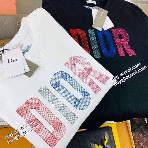 ディオールコピーブランド 洗練を十分に演出する 2021秋冬 プリントパーカ ディオール DIOR プルオーバーパーカー 2色可選