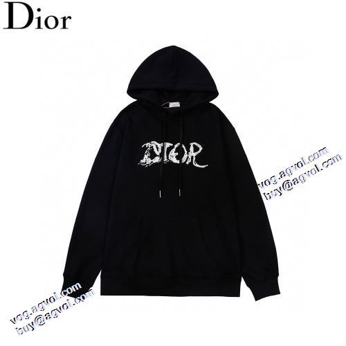 2021秋冬 ディオールスーパーコピー 激安 海外限定ライン ディオール DIOR パーカー 2色可選 ロゴパーカー 定番無地パーカー