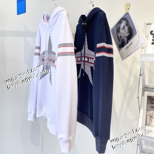 2色可選 2021秋冬 ディオール DIOR パーカー ディオールスーパーコピー ショートパンツ 確定となる上品 プリントパーカ 上質