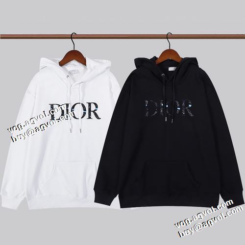 ディオールブランド 偽物 通販 シンプルなデザイン 2021秋冬 ディオール DIOR パーカー 秋の定番 おしゃれさ抜群パーカ 2色可選