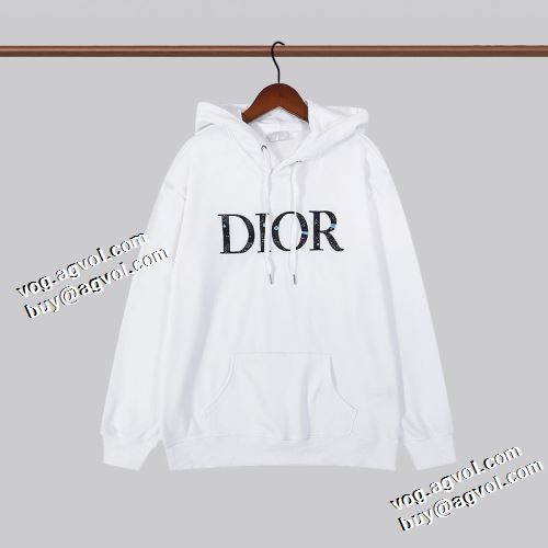ディオールブランド 偽物 通販 シンプルなデザイン 2021秋冬 ディオール DIOR パーカー 秋の定番 おしゃれさ抜群パーカ 2色可選