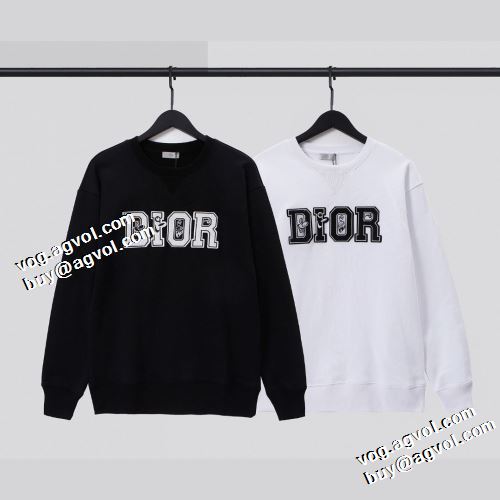 2022早春 ディオール DIOR 2色可選 ディオールブランド コピー 人気販売中 プルオーバーパーカー 男女兼用パーカー 大好評 オシャレロゴパーカー