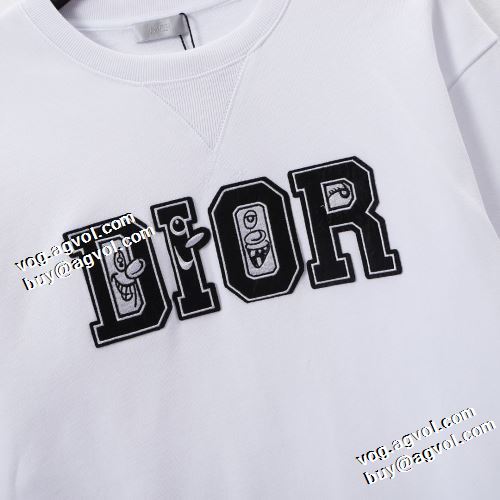 2022早春 ディオール DIOR 2色可選 ディオールブランド コピー 人気販売中 プルオーバーパーカー 男女兼用パーカー 大好評 オシャレロゴパーカー