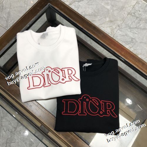今一番HOTな新品 プルオーバーパーカー おしゃれさ抜群パーカ ロゴパーカー 2022早春 ディオール DIOR ディオールコピー 2色可選