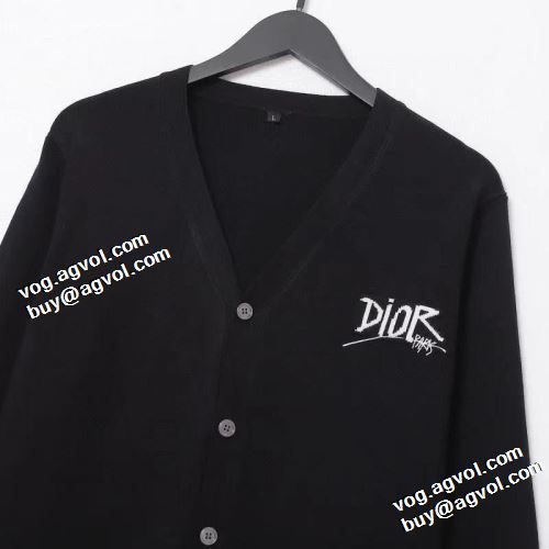2色可選 ニットウェア お洒落に魅せる ディオール DIOR 風合いの出る 2022新作 ディオールスーパーコピー 激安 ハリのある