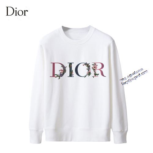 ディオールスーパーコピー 2021秋冬 ディオール DIOR プルオーバーパーカー 高級感ある 多色選択可 オリジナルプリント 大好評