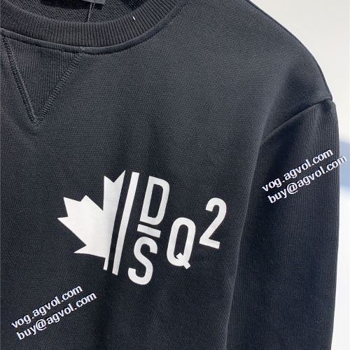 2021秋冬 ディースクエアード DSQUARED2 早くも完売している ディースクエアードブランド コピー  2色可選 プルオーバーパーカー 秋着用 オリジナルプリント