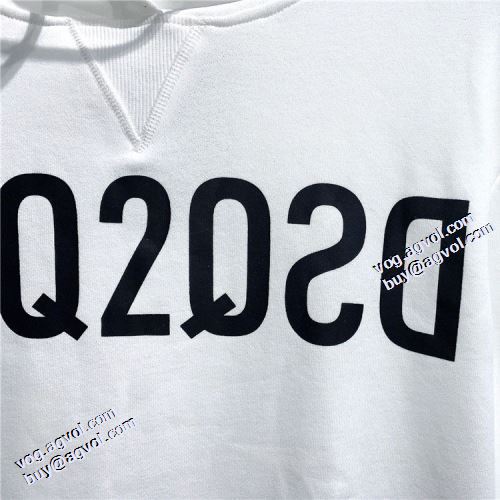 パーカー 2021秋冬 英字 ディースクエアードスーパーコピー 2色可選 ディースクエアード DSQUARED2 人気商品登場 スタイリッシュ 男女兼用パーカー