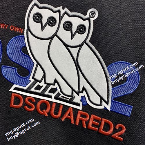 パーカー 2色可選 ディースクエアード DSQUARED2 プリントパーカ 大絶賛の履き心地! オシャレロゴパーカー 2021秋冬 ディースクエアードコピー ブランド
