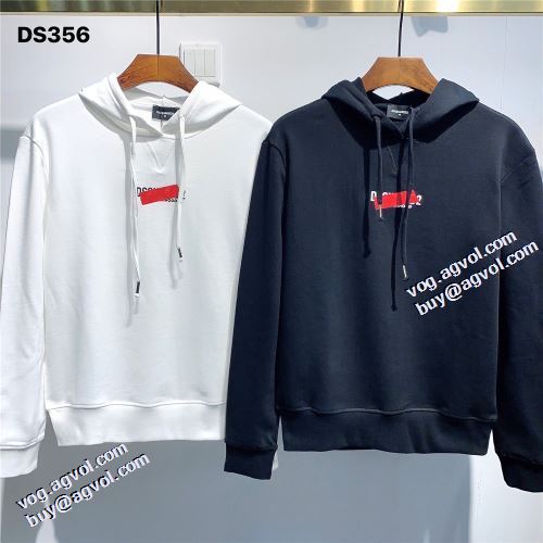 2021秋冬 ディースクエアード DSQUARED2 ロゴパーカー 2色可選 ディースクエアードブランド 偽物 通販 スタイリッシュ デザイン性の高い パーカー