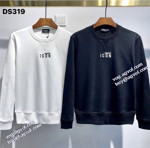 2021秋冬 秋着用 ディースクエアード DSQUARED2 人気ブランド  プルオーバーパーカー 2色可選 ディースクエアードスーパーコピー 代引 大好評 ロゴパーカー