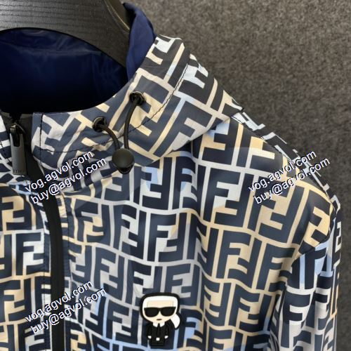 2021秋冬 フェンディジャケットコピー ブルゾン フード付きコート FENDIスーパーコピー 激安 実用性に溢れるアイテム