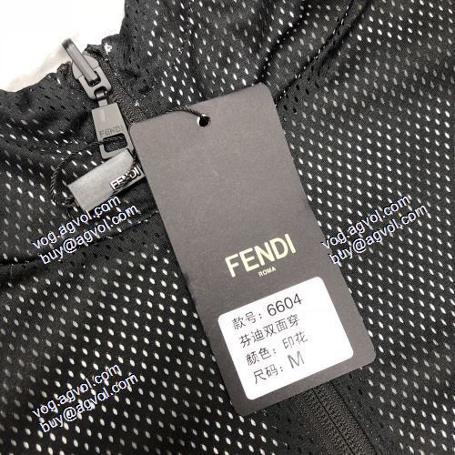 大人気アイテム！入手困難 ブルゾン リバーシブル仕様 2021秋冬 フェンディジャケットコピー FENDI偽物ブランド