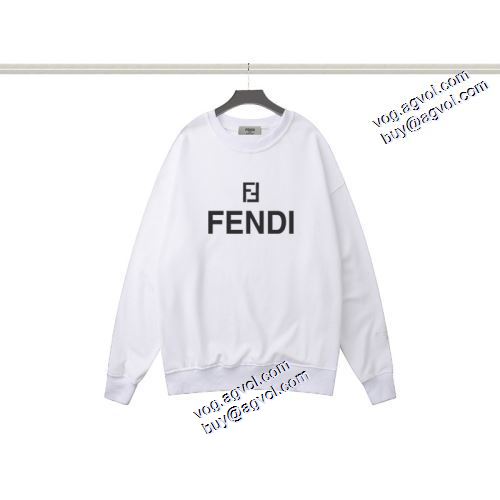 2021秋冬 カップルペアルック フェンディプルオーバーパーカー FENDI コピー ブランド 選べる極上