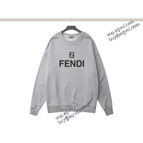 2021秋冬 カップルペアルック フェンディプルオーバーパーカー FENDI コピー ブランド 選べる極上
