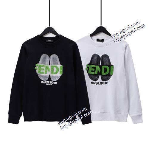 2021秋冬 フェンディプルオーバーパーカー オリジナルプリント FENDI コピーブランド コスパ最高のプライス