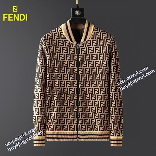 2021秋冬 フェンディ FENDI フェンディブランド コピー 海外限定ライン セーター 風合いの出る パーカーニットカーディガン プリント