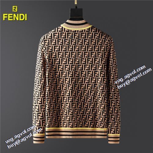 2021秋冬 フェンディ FENDI フェンディブランド コピー 海外限定ライン セーター 風合いの出る パーカーニットカーディガン プリント