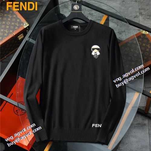 2色可選 フェンディコピー 2021秋冬 フェンディ FENDI 早くも完売している セーター ラウンドネック ハリのある 逸品