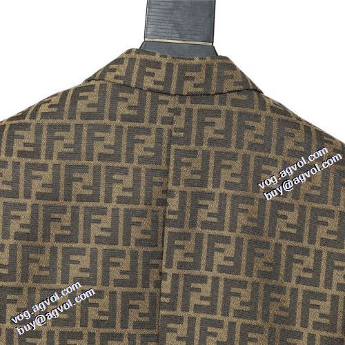 2021秋冬 フェンディ FENDI ブルゾン フェンディブランド 偽物 通販 今一番HOTな新品 テーラードジャケット 高級感漂わせる