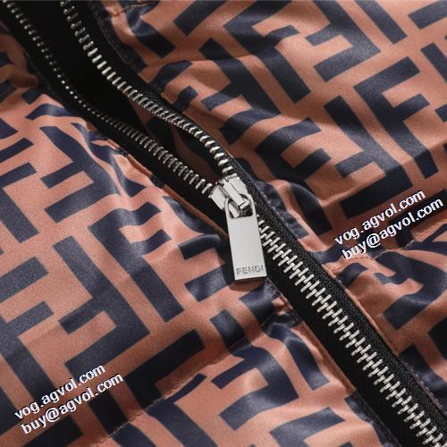 2021秋冬 おしゃれに絶大な人気の フェンディ FENDI フェンディコピーブランド ダウンジャケット ベスト ファスナポケットが斜めになっているデザイン 魅力的