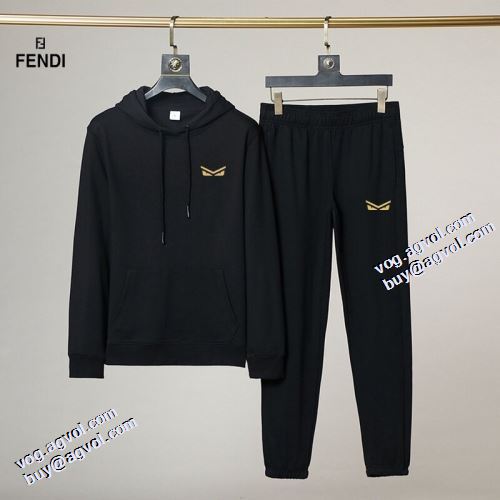 2色可選 フェンディスーパーコピー セットアップ上下 プリント柄 2021秋冬 フェンディ FENDI シックスタイルに活躍 楽に着用出来る 