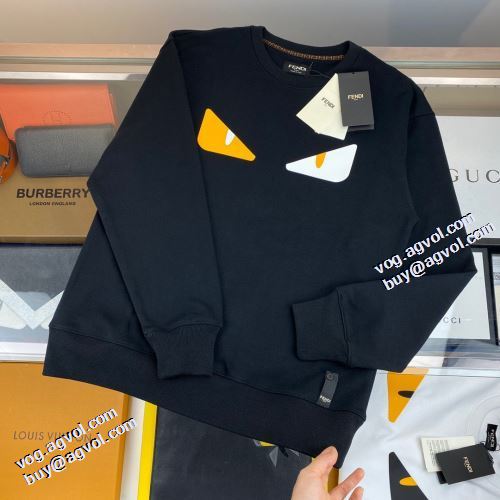 プルオーバーパーカー ロゴパーカー 2021秋冬 フェンディ FENDI フェンディコピー ブランド セレブ愛用の超人気商品 程よい厚み 2色可選