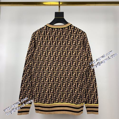 洗練を十分に演出する セーター 2021秋冬 フェンディブランドスーパーコピー フェンディ FENDI プリント柄 適度な厚み