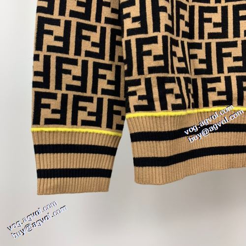 洗練を十分に演出する セーター 2021秋冬 フェンディブランドスーパーコピー フェンディ FENDI プリント柄 適度な厚み