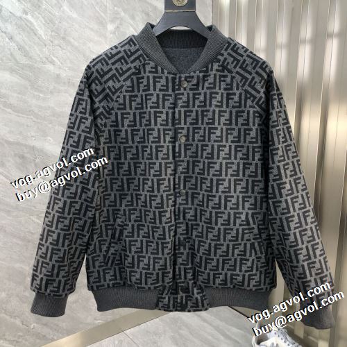2021秋冬 フェンディ FENDI フェンディコピー ブランド 上品上質 ウールコート リバーシブル仕様 適度な厚み 上質