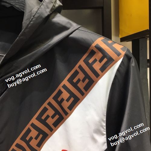 ブルゾン フード付きコート おしゃれな装い 防寒機能ある 2021秋冬 フェンディ FENDI 人気ブランド フェンディコピーブランド