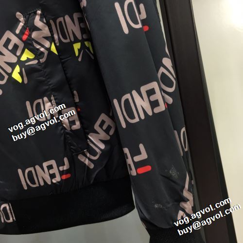 フェンディブランドスーパーコピー 2021秋冬 フェンディ FENDI 極上の着心地 ブルゾン プリント柄 シンプルなデザイン