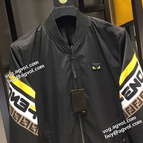 2021秋冬 フェンディ FENDI サイズ豊富 フェンディブランドコピー ブルゾン ポケット付 適度な厚み ゴージャスな装い。