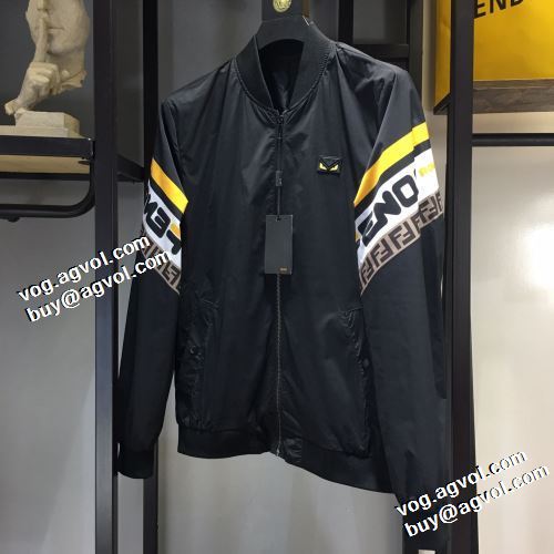 2021秋冬 フェンディ FENDI サイズ豊富 フェンディブランドコピー ブルゾン ポケット付 適度な厚み ゴージャスな装い。