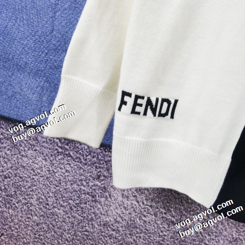 2021秋冬 フェンディ FENDI フェンディコピーブランド 落ち着いた感覚 セーター ボリューム襟デザイン 優美なファー使い 防寒機能ある