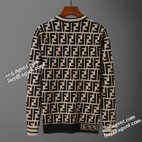 長く愛用できる 2021秋冬 フェンディ FENDI セーター ニットプリント柄 優しい色合い ウェア フェンディスーパーコピー