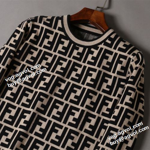 長く愛用できる 2021秋冬 フェンディ FENDI セーター ニットプリント柄 優しい色合い ウェア フェンディスーパーコピー